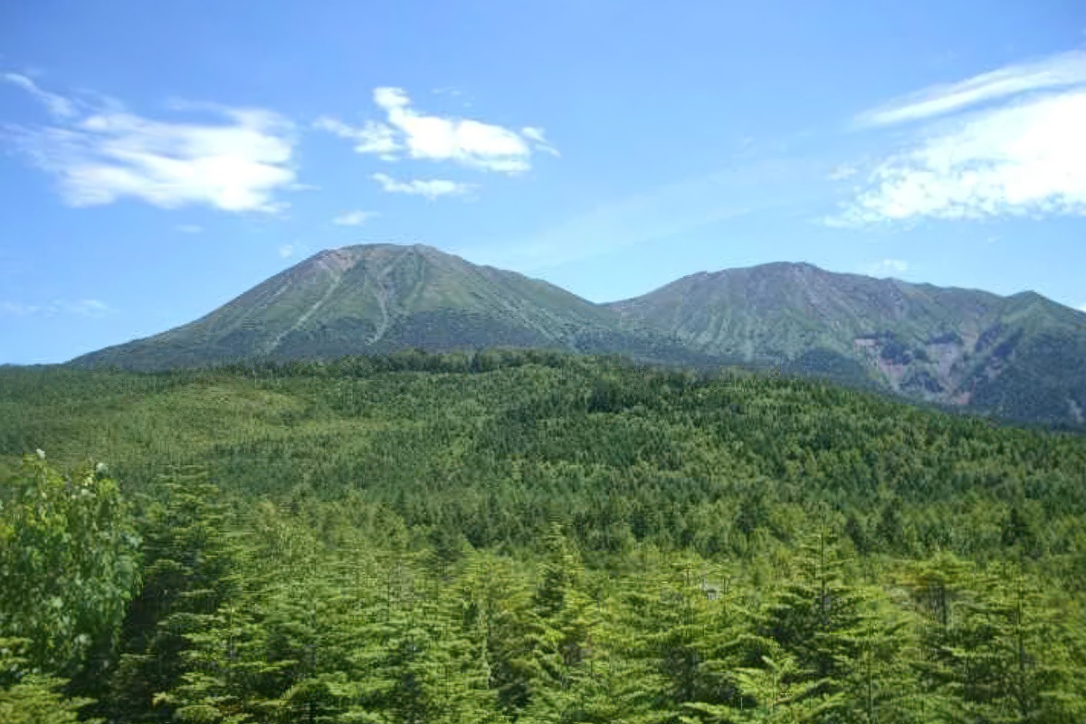 胡桃島キャンプ場の景色